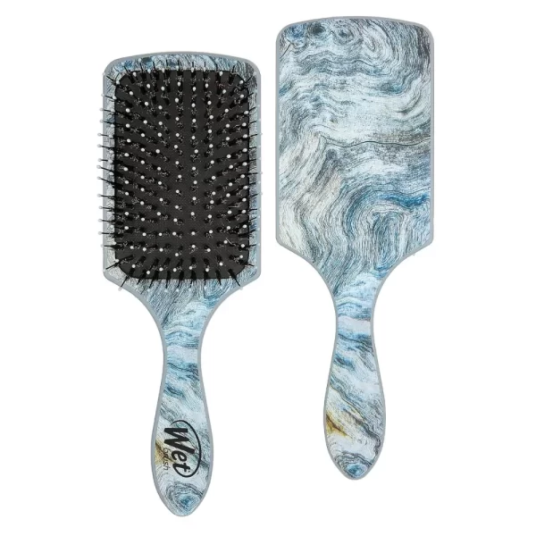 Wet Brush Argan Oil Infused Shine Enhancer Paddle Brush face and back